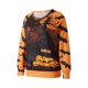 thumbnail image 2 of Sudaderas De Halloween Para Mujer Traje Festivo De Manga Larga Con Estampado De Dibujos Animados XBTCLXEBCO Calabaza Negro 1;XXL, 2 of 6