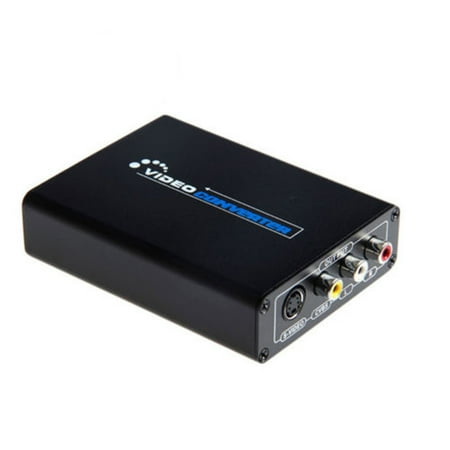 HDMI To 3 RCA AV CVBS Composite S-Video R/L Audio Converter Adapter PAL NTSC CVBS S-Video Switch High-definition Multimedia Interface with US Plug