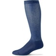 thumbnail image 3 of GERVRA Diabetic Knee High Over The Calf Socks for Men and Women with Full Sole 3 Pairs (9-11, Navy), 3 of 4