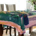 thumbnail image 5 of Yayeee Tablecloths 60" x 108" Rectangle Wrinkle Resistant Party Table Cover, Window Scene, 5 of 8