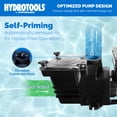 thumbnail image 4 of Swimline Hydrotools 9720 GPH Filter Pump for Above and Inground Swimming Pools, 4 of 10