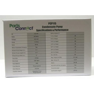 PCP115 Condensate Pump with Alarm