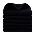 thumbnail image 2 of Smiry 100% Cotton Waffle Weave Kitchen Dish Cloths, Ultra Soft Absorbent Quick Drying Dish Towels, 12x12 Inches, 6-Pack,Black, 2 of 5