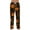 Orange, variant on WTOBBY Men's Halloween Print Drawstring Casual Pajama Pants for Lounge Wear, Comfortable Sleepwear with Elastic Waist, Spooky Design Ideal for Home and Relaxation,Black L