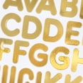 thumbnail image 5 of (2 pack) Sticko Solid Large Gold Alphabet Paper Stickers, Frankfurter Paper Script, 75 Pieces, 5 of 5