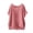 Rose Gold, variant on Plus Size Summer T-Shirts for Women Casual Loose Side Slit Round Neck Short Sleeve Solid Blouse, White S