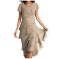 thumbnail image 1 of 2025 Robe à Col en V pour Dames à Manches Courtes, à Lacets, Imprimée, Grande Jupe, Robe d'Été pour Femmes, Robe Maxi pour Dames, Robes d'Été Décontractées pour Femmes, Robe de Saison, Robes Chemise Maxi, Robes Longueur Genou fo, 1 of 5