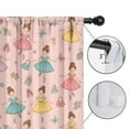 thumbnail image 4 of Blackout Kids Curtains,Princess Dress Ballet Pattern Childrens Insulated Curtains Set Of 2,Bedroom Essentials,Toddler Room Decor 52"x84", 4 of 5