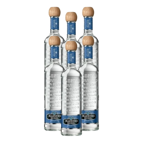 Pack De 6 Tequila Maestro Tequilero Blanco 700Ml