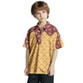 thumbnail image 1 of TAIAOJING Garçon Fille T-Shirts Polyvalents Crème Glacée Imprimée Manches Courtes Col Rabattu T-Shirts Stylés Haut à Fermeture Éclair Coupe Décontractée Léger Tenue Quotidienne, 1 of 7