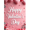 thumbnail image 4 of Valentine's Day Banner Heart Balloons Pink Roses Gift Box Backdrop Party Supplies Photography Props Romantic Decorations Festive Décor Background, 4 of 4