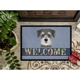 thumbnail image 3 of Carolines Treasures BB1392JMAT Schnauzer Welcome Indoor & Outdoor Mat- 24 x 36 in., 3 of 4
