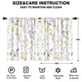 thumbnail image 2 of Blackout Kids Curtains,Pioneer Flower Floral Print Pattern Childrens Insulated Curtains Set Of 2,Bedroom Essentials,Toddler Room Decor 42"x54", 2 of 5