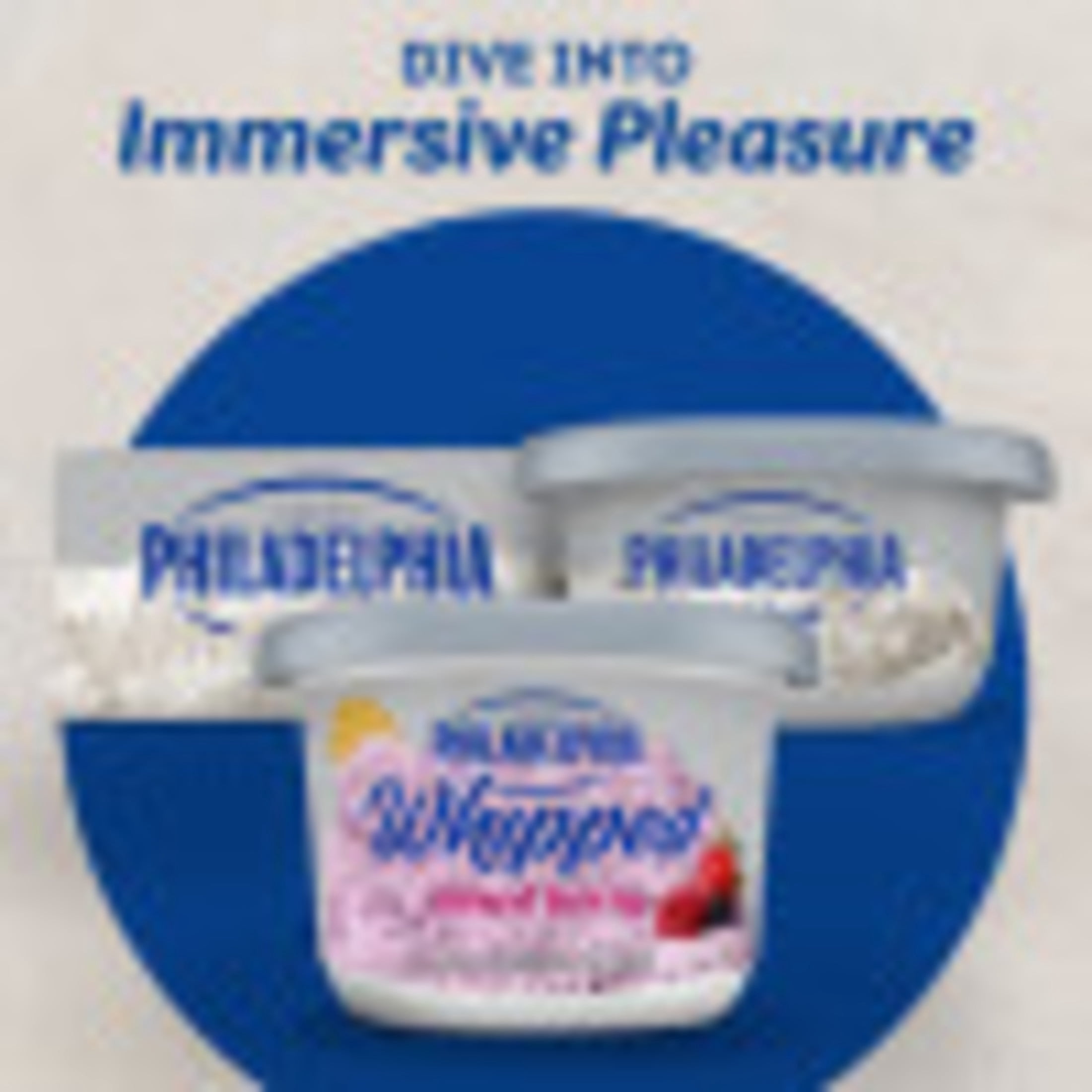 Philadelphia Whipped Flavored Cream Cheese Spread, 1 Tub, for Smooth, Spreadable Mornings, Mixed Berry Natural Flavor with Other Natural Flavor, No Artificial Preservatives, Flavors or Dyes, 7.5 oz