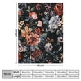 thumbnail image 4 of Fenyluxe  Throw Blanket Flannel Blanket for Bed Couch Sofa Chair Aesthetic Cute Soft Warm for Girls Women Flower Floral Fruit-Rose Floral 60x80in, 4 of 6