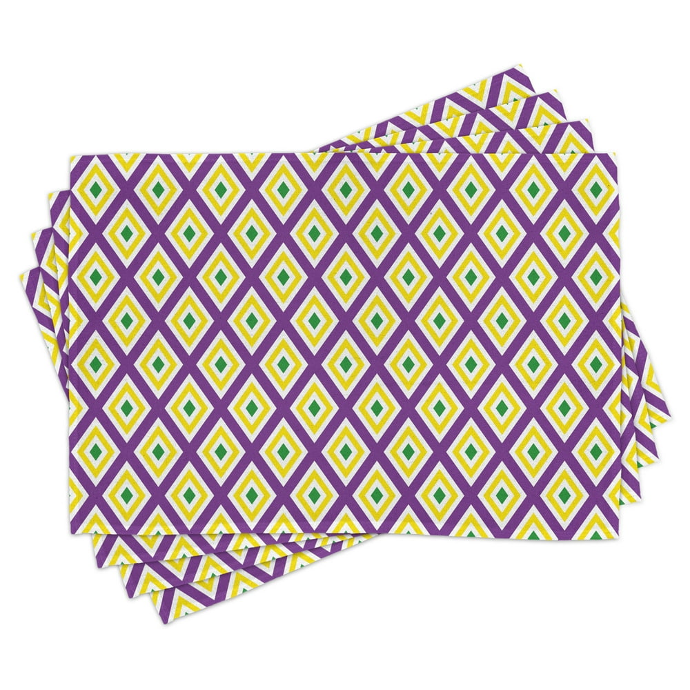 mardi gras table placemats