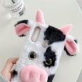 thumbnail image 2 of MasteelfCA Plush Cow Cellphone Protector TPU Protection Case Compatible with Moto E (2020), 2 of 7