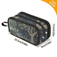 thumbnail image 4 of FORMRS Pencil Case with 3 Compartments Zipper Pouch, Elementary School Level and up, Green Forest Scene, 4 of 8
