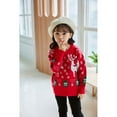 thumbnail image 2 of Girls Boys Christmas Reindeer Elk Sweater Pullover Cartoon Sweatshirts Tops, 2 of 7