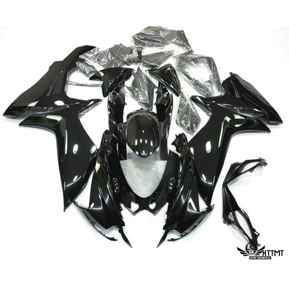 HTTMT- S0611- Fairing Compatible with Suzuki GSXR600/750 2011-2018 K11 ABS Injection Mold Bodywork Black