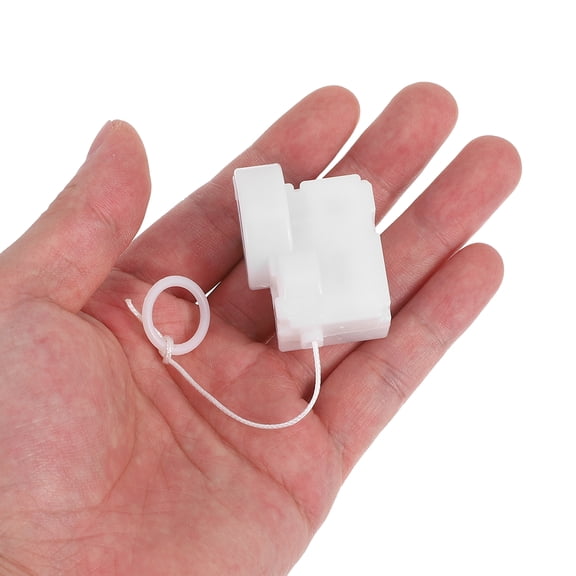 8pcs Plush Toy Pull String Motors - Plastic Components for Crafting, Repair, School Projects, Indoor & Outdoor Parties White