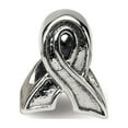 thumbnail image 3 of Awareness Ribbon Charm .925 Sterling Silver Antique Finish Reflection Beads, 3 of 6
