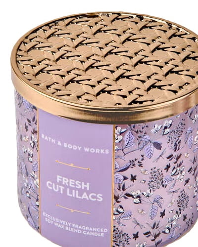 Bath and Body Works Fresh Cut Lilacs 3 Wick Candle