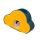 thumbnail image 5 of Dispensador de pasta de dientes, soporte para cepillo de dientes, regalos, multiusos, fácil de limpiar, portátil. Azul Amarillo, 5 of 9