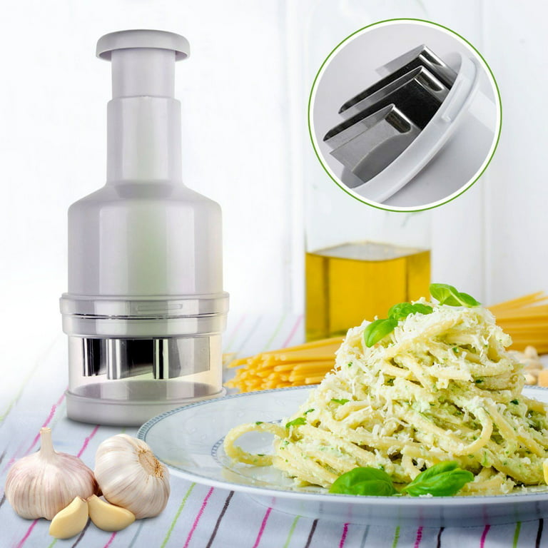 Pressing Vegetable Garlic Onion Food Chopper Cutter Slicer Peeler Dicer 