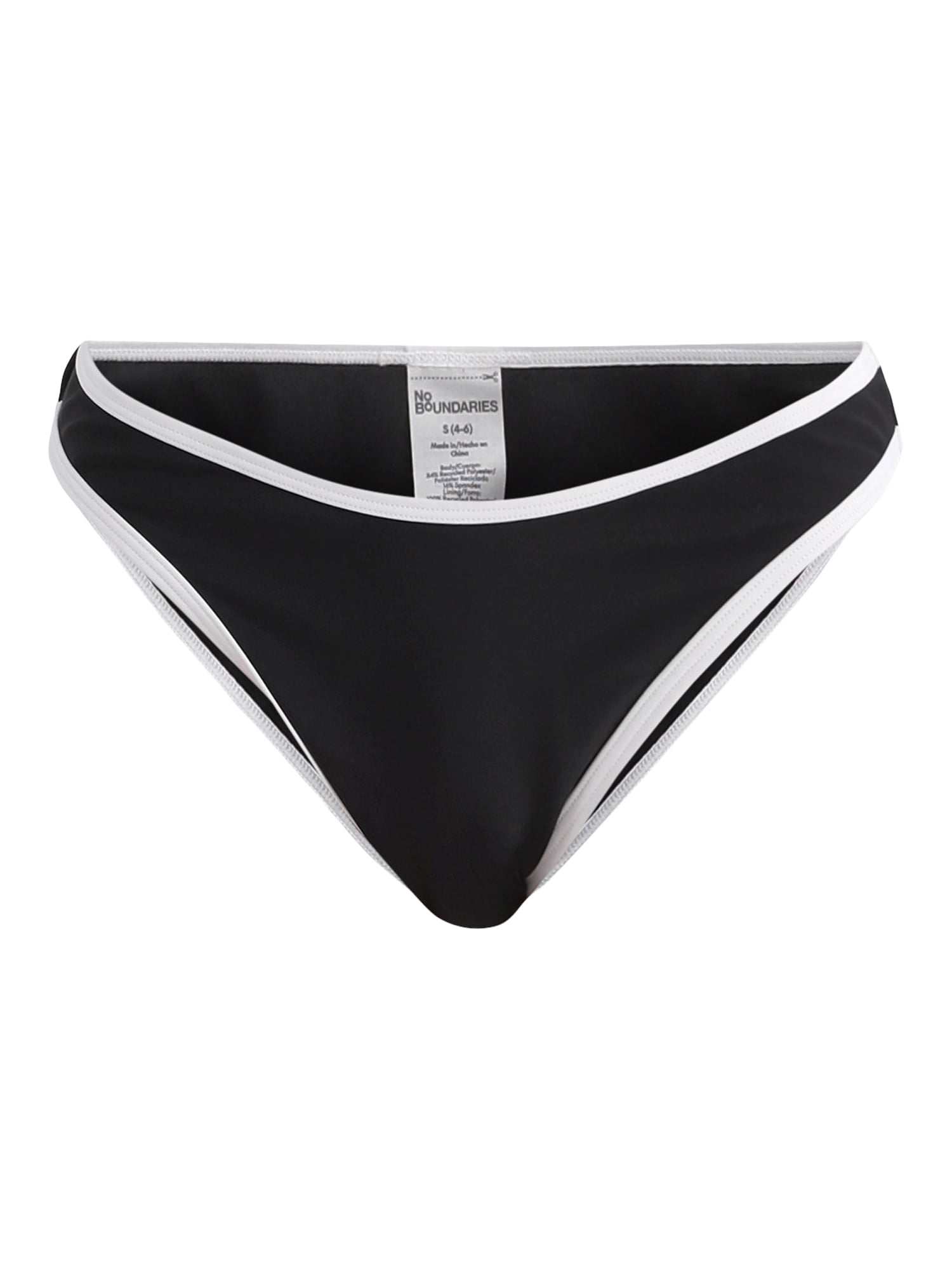 No Boundaries High Leg Mid Rise Cheeky Bikini Bottom, Sizes XXS-XL