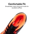 thumbnail image 4 of Tacos de Fútbol Infantil DREAM PAIRS Talla 13 Negro Naranja, 4 of 6
