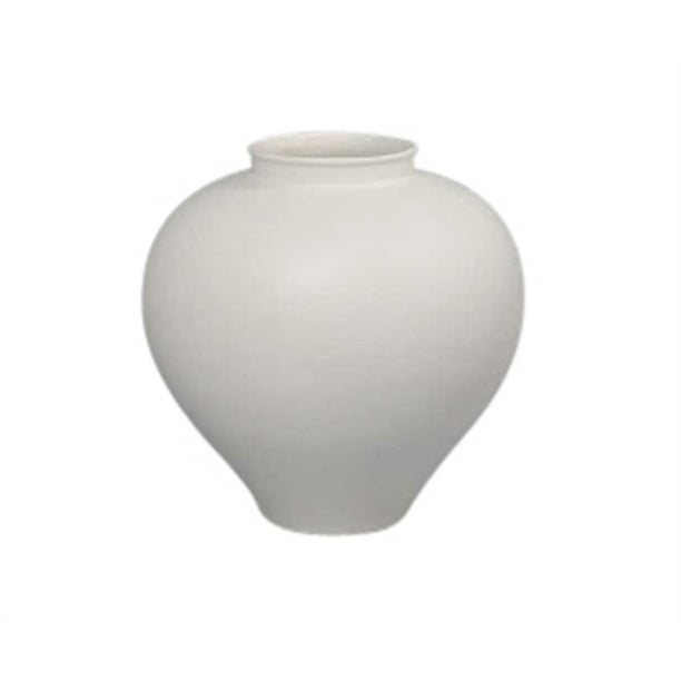 Impressively Elegant Decorative Ceramic Vase, White