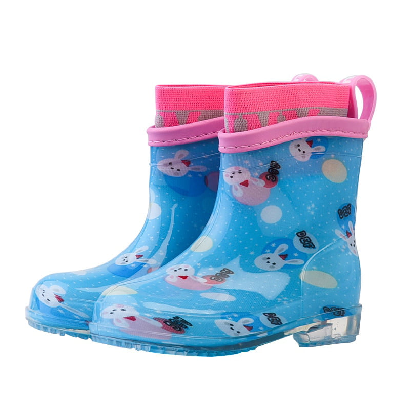 Children Kids Baby Boys Girls Cartoon Printed Rain Boots Antislip Outdoor  Easy Walking - Walmart.com - Walmart.com