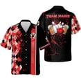 thumbnail image 3 of Custom Bowling Hawaiian Shirt 3D Men Women Personalized Button Down Short Sleeve Team Gifts Lover (Purple, S), 3 of 8
