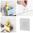 thumbnail image 1 of Transparent Buckle Hook Suitable For Stainless Steel Sponge Holder Kitchen Brush Soap Dishwashing Liquid Drain Rack Accessories（Drain Not Include） S Hooks Heavy Duty, 1 of 5