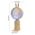 thumbnail image 3 of Mini Portable Fan, Adjustable Speed Powerful Handheld Fan, Battery Operated Cute Design Personal Small Fan, USB Rechargeable Makeup Eyelash Hand Fan Travel Essentials for Women Men Girls, 3 of 6