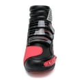 thumbnail image 4 of JG Wolves-Bottes de Moto - Confort et Aventure Toutes Saisons - Chaussures de Randonnée et de Tout-Terrain Imperméables - pour Hommes et Femmes, Noir et Rouge, 42, 4 of 25