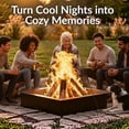 thumbnail image 6 of Sunnydaze 30" Square Steel Fire Pit Rim Insert, 6 of 12