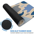 thumbnail image 6 of Blue Yellow Background Camouflage&nbsp;pad Mousewaterproofno Slip&nbsp;for Office Home Work Gaminggaming Mouse PadRubber Base Mousepad with Stitched Edges 31.5x11.8inches, 6 of 7