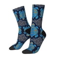 thumbnail image 2 of Uemuo Turtle Pattern Women's Crew Socks, Soft Durable Breathable Moisture-Wicking with Odor Control Cotton socks, 2 of 9