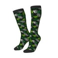 thumbnail image 2 of Haiem Tropical Leaves1 Socks, Funny Novelty Crazy Design Cotton Socks Sports Socks Knee High Socks For Men, Women,1Pairs - Gift For Working Friends, 2 of 9