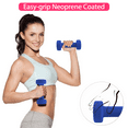 thumbnail image 4 of Hexagon Neoprene Coated Dumbbell Hand Weight， Anti-Slip, Multiple Weight Options, 4 of 6