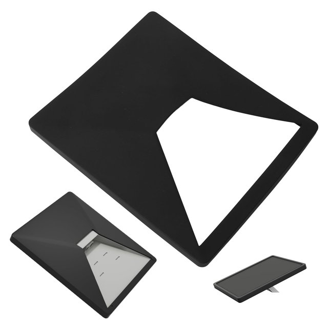 Satellite Cover, Silicone Black Anti Reflective Sticker Satellite Case Cover Accurate Fit Lightweight for Traveling Camping Home