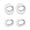 White, variant on 4 Pairs 8PC, Galaxy Buds Live Replacement Earbud Tips Adapter Ear Wing Tips Silicone Ear Tips,Compatible with Samsung Galaxy Buds Live Accessories Rubber Earbuds Tips