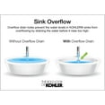 thumbnail image 6 of Kohler K-2882-96 Verticyl Rectangle Undermount Bathroom Sink - Biscuit, 6 of 8