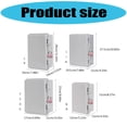thumbnail image 3 of Upgrades Safe Lockable Outdoor Power Enclosures Water Resistant Weatherproof Power Outlet Cover for Garden Wall Mounting, 3 of 9