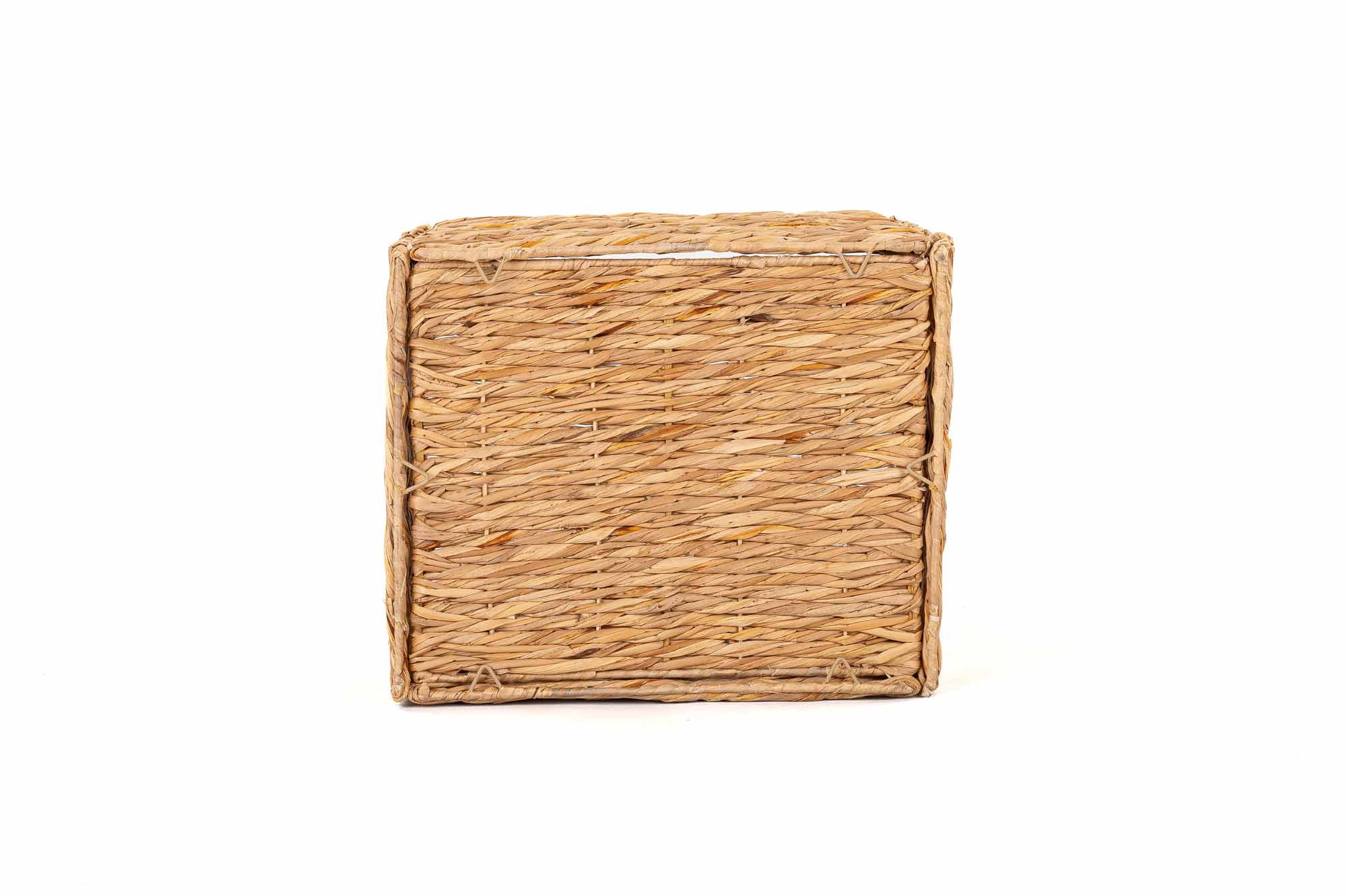 Better Homes & Gardens Collapsible Woven Twisted Bulrush Cube Storage Bins, 2 Pack
