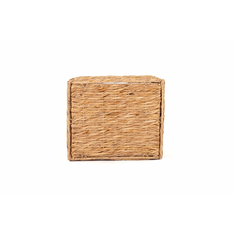 Better Homes & Gardens Collapsible Woven Twisted Bulrush Cube