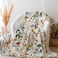 thumbnail image 2 of Personalized Vintage Floral Blanket, 2 of 9