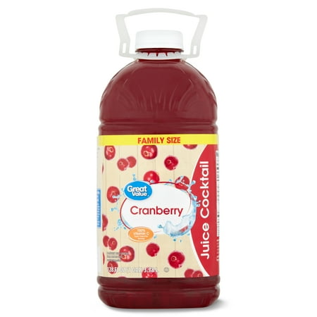 Great Value Cranberry Juice Cocktail, 128 fl oz